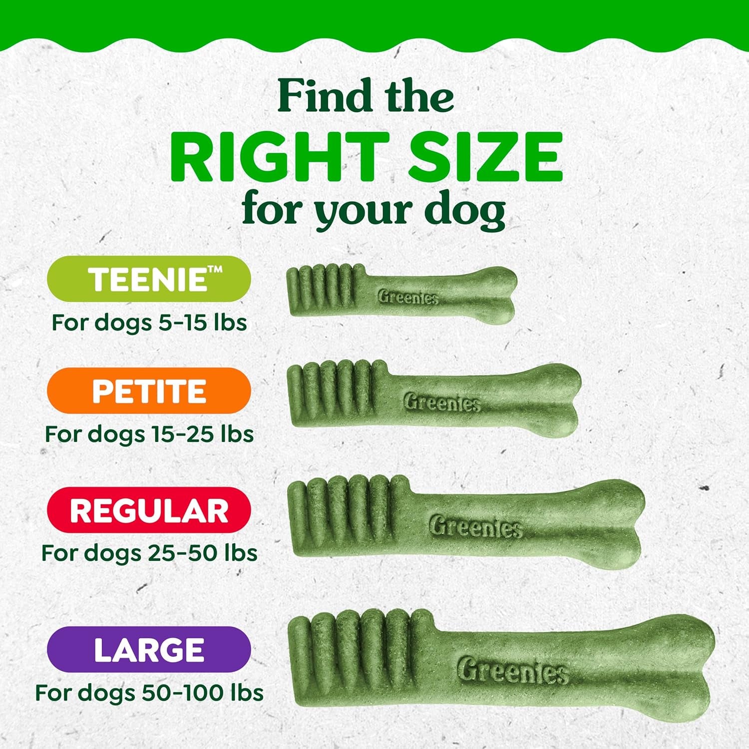 Greenies Veterinarian-Recommended Adult Natural Dental Dog Treats Large Size, Dog Dental Chews, Original Flavor, 6 Oz. Pack, 4 Count