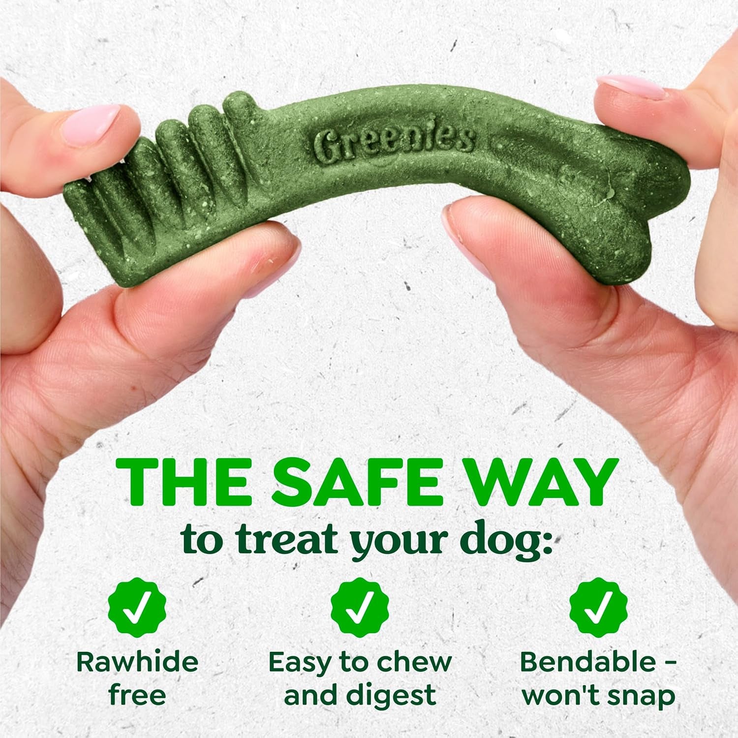 Greenies Veterinarian-Recommended Adult Natural Dental Dog Treats Large Size, Dog Dental Chews, Original Flavor, 6 Oz. Pack, 4 Count